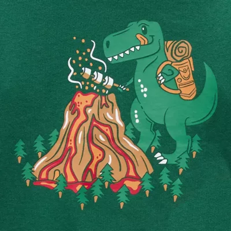 Okie Dokie Toddler & Little Boys Crew Neck Long Sleeve Regular Fit 2-pc. Graphic T-Shirt