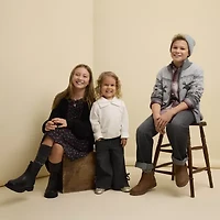 Okie Dokie Toddler & Little Girls Long Sleeve Pullover Sweater