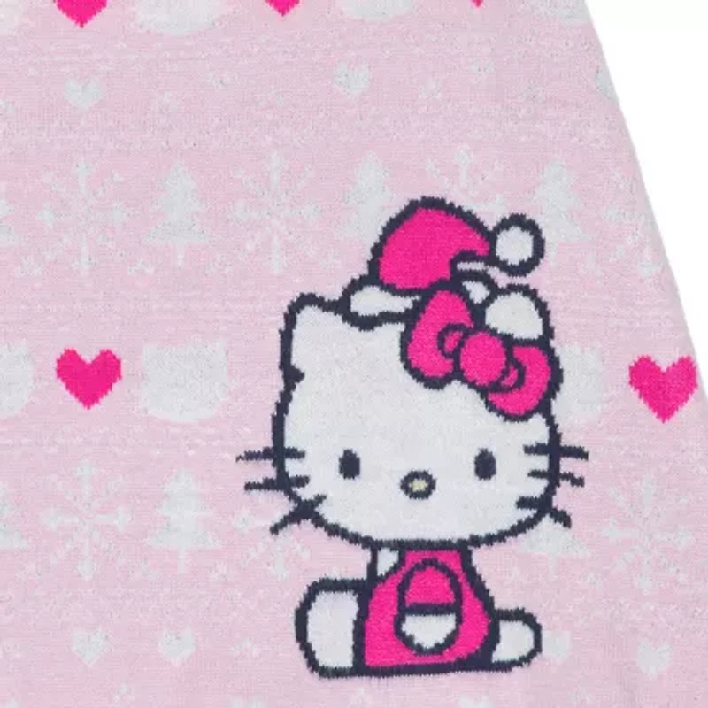 Little & Big Kid Girls Sweater Hello Kitty A-Line Skirt