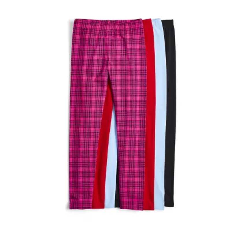 Thereabouts Solid Little & Big Kid Girls Knit Full Length Leggings