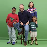 Thereabouts Little & Big Kid Boys Crew Neck Long Sleeve Pullover Sweater