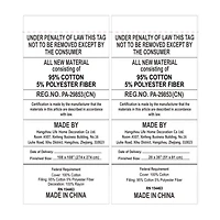 Donna Sharp Coastal Star Twin Embroidered Pieced Cotton Quilt Set