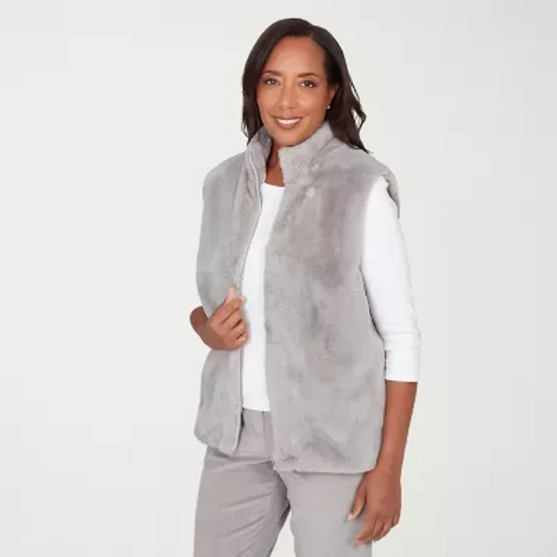 Alfred Dunner Stockbridge Womens Sleeveless Vest