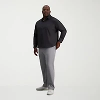 Haggar Mens Long Sleeve Regular Fit Big and Tall Button-Down Shirt