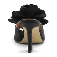 Charles David Kam Womens Round Open Toe Spool Heel Pumps