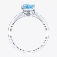 (I-J/I2-I3) Womens 1/10 CT. T.W. Natural Diamond and Genuine Gemstone 10K Gold Pear Side Stone Bypass  Cocktail Ring