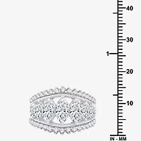 (G, Si1-Si2) Womens 2 1/2 CT. T.W. Lab Grown White Diamond 10K Gold Cocktail Ring