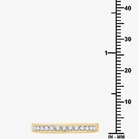 (H-I/I1) Womens 1 CT. T.W. Lab Grown White Diamond 14K Gold Over Silver Side Stone Bridal Set