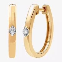 (G, Si1-Si2) Womens 1 CT. T.W. Lab Grown White Diamond 14K Gold Over Silver 3 Pair Jewelry Set