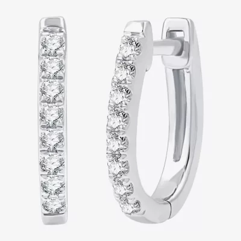 (G, Si1-Si2) Womens 1 CT. T.W. Lab Grown White Diamond 14K Gold Over Silver Sterling Silver 3 Pair Earring Set