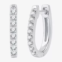 (G, Si1-Si2) Womens 1 CT. T.W. Lab Grown White Diamond 14K Gold Over Silver Sterling Silver 3 Pair Earring Set