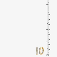 (G, Si1-Si2) Womens 1 CT. T.W. Lab Grown White Diamond 14K Gold Over Silver Sterling Silver 3 Pair Earring Set