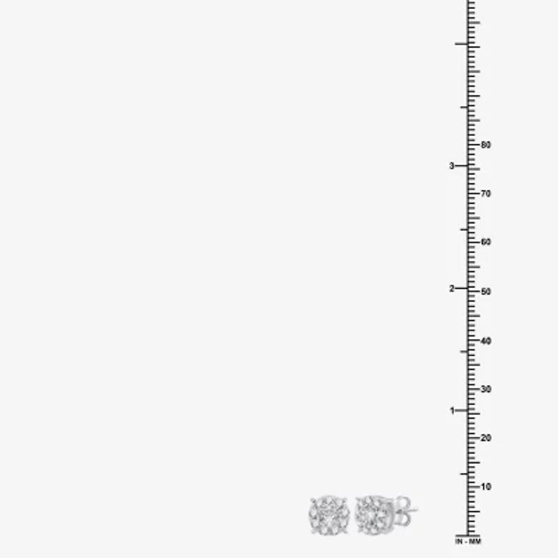 (G, Si1-Si2) Womens 2 CT. T.W. Lab Grown White Diamond Sterling Silver Round 2-pc. Jewelry Set