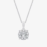 (G, Si1-Si2) Womens 2 CT. T.W. Lab Grown White Diamond Sterling Silver Round 2-pc. Jewelry Set