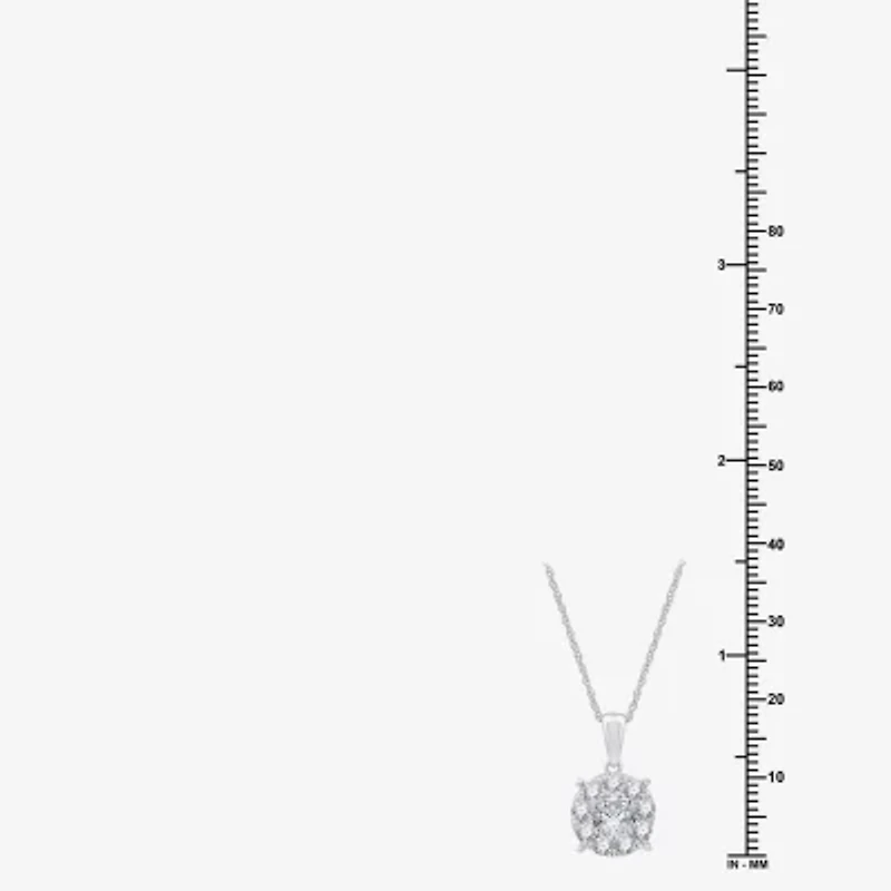 (G, Si1-Si2) Womens 2 CT. T.W. Lab Grown White Diamond Sterling Silver Round 2-pc. Jewelry Set