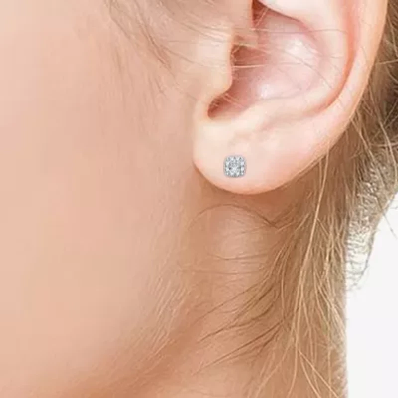 (G, Si1-Si2) Womens 2 CT. T.W. Lab Grown White Diamond Sterling Silver Cushion 2-pc. Jewelry Set