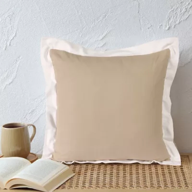 LR Home Neela Bordered Square Throw Pillow