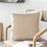 LR Home Neela Bordered Square Throw Pillow