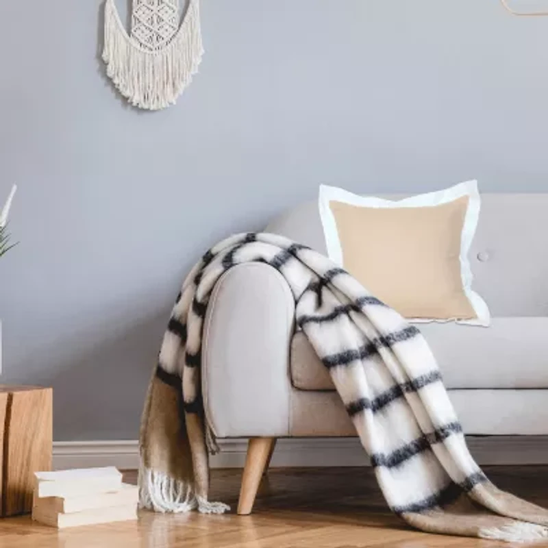 LR Home Neela Bordered Square Throw Pillow