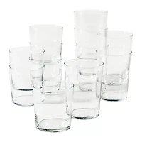 Martha Stewart Bowey 12-pc. Glass Drinkware Set
