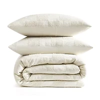 Truly Soft Textured Checkered 2-pc. Duvet Cover Set