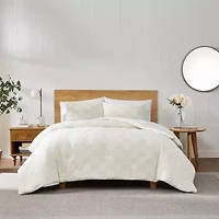 Truly Soft Textured Checkered 2-pc. Duvet Cover Set