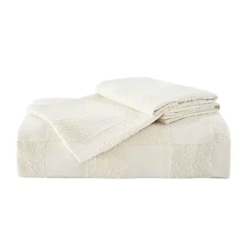 Truly Soft Textured Checkered 2-pc. Duvet Cover Set