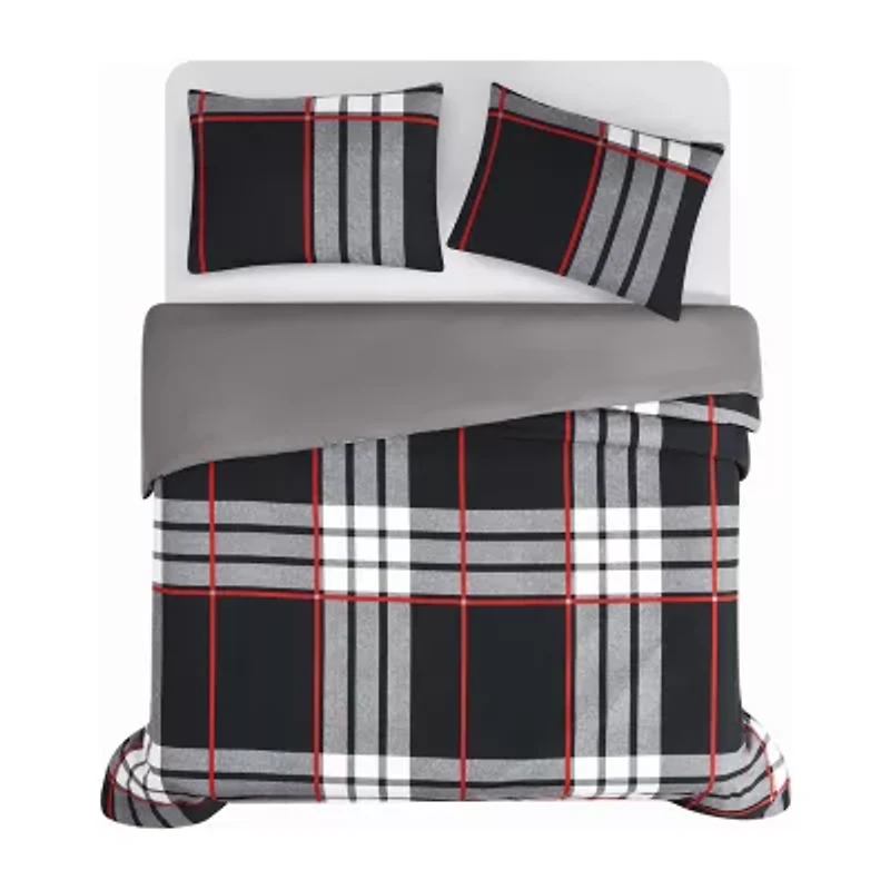 Truly Soft Danbury Plaid Duvet Cover Set