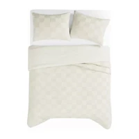 Truly Soft Textured Checkered 2-pc. Comforter Set