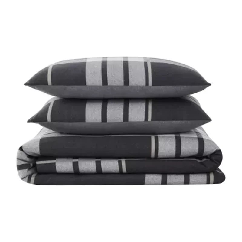 Truly Soft Milo Plaid Flannel Duvet Cover Set