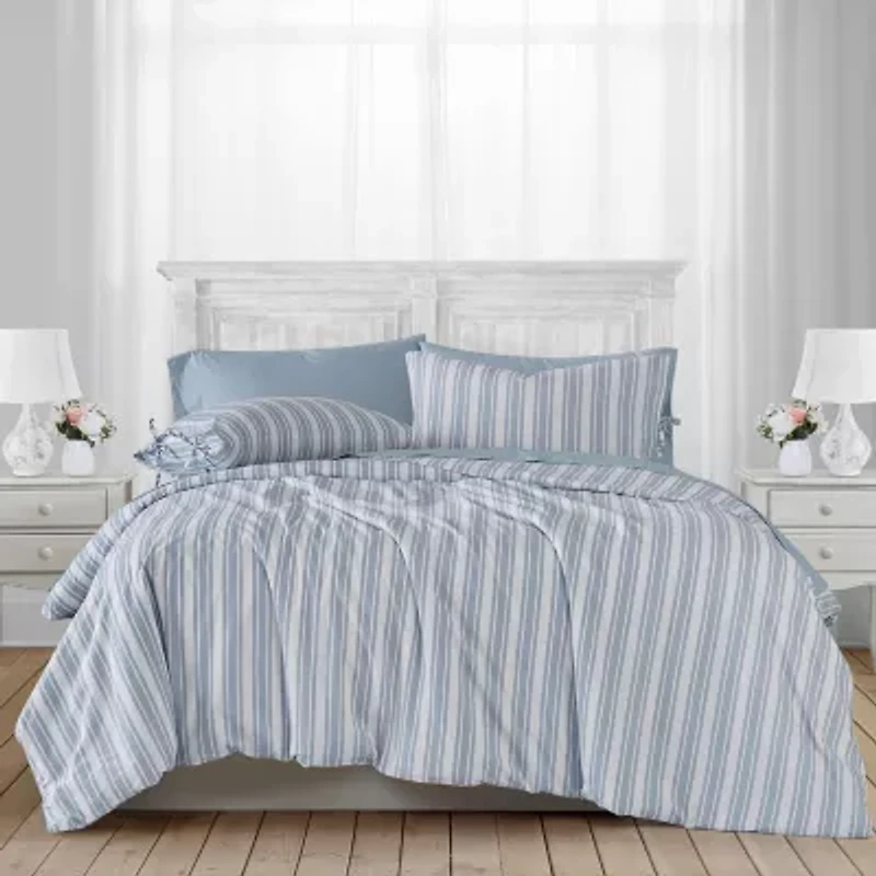 The Farmhouse By Rachel Ashwell Wide Ticking Stripe 3-pc. Duvet Cover Set