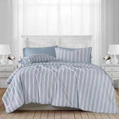The Farmhouse By Rachel Ashwell Wide Ticking Stripe 3-pc. Duvet Cover Set