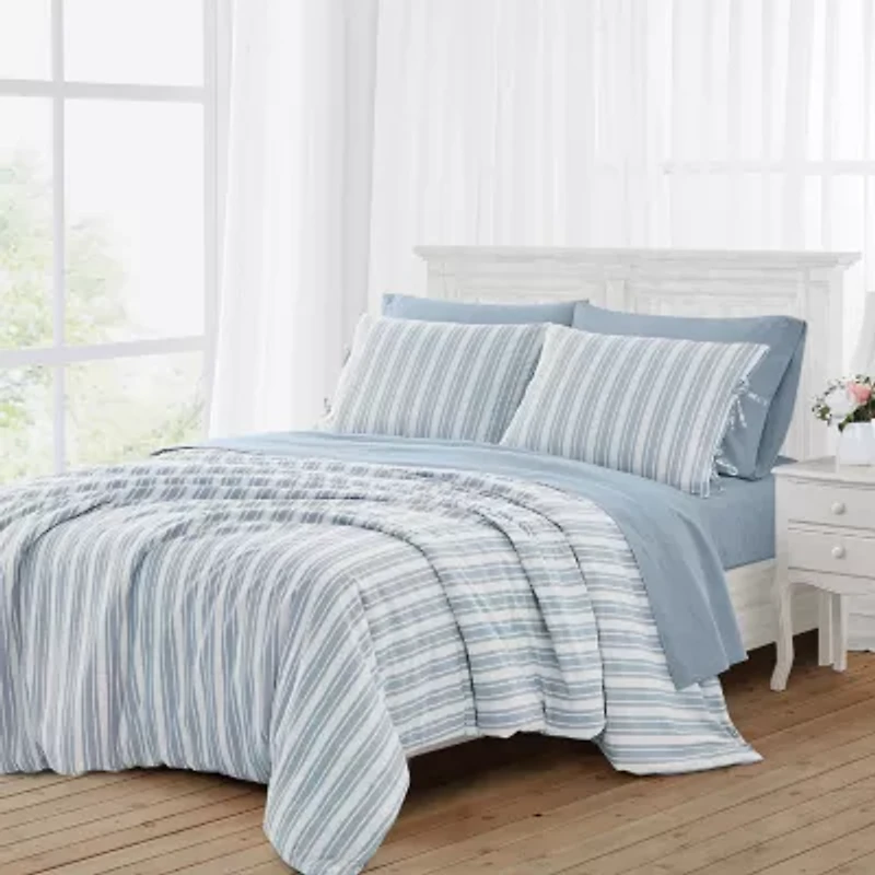 The Farmhouse By Rachel Ashwell Wide Ticking Stripe 3-pc. Duvet Cover Set