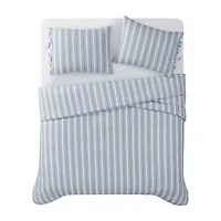 The Farmhouse By Rachel Ashwell Wide Ticking Stripe 3-pc. Duvet Cover Set