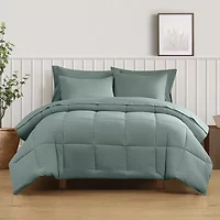 Truly Soft Recycled Green Comforter Set
