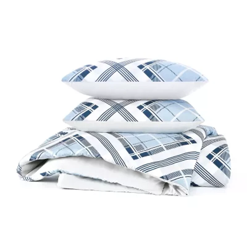Truly Soft Lars Plaid Duvet Cover Set