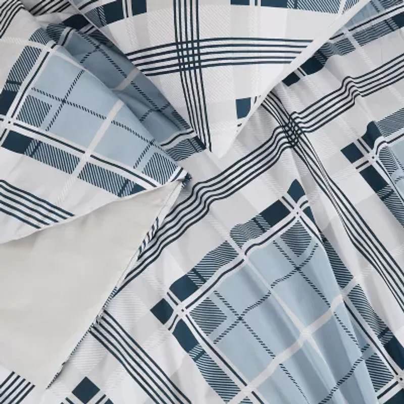 Truly Soft Lars Plaid Duvet Cover Set