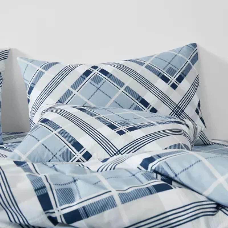 Truly Soft Lars Plaid Duvet Cover Set