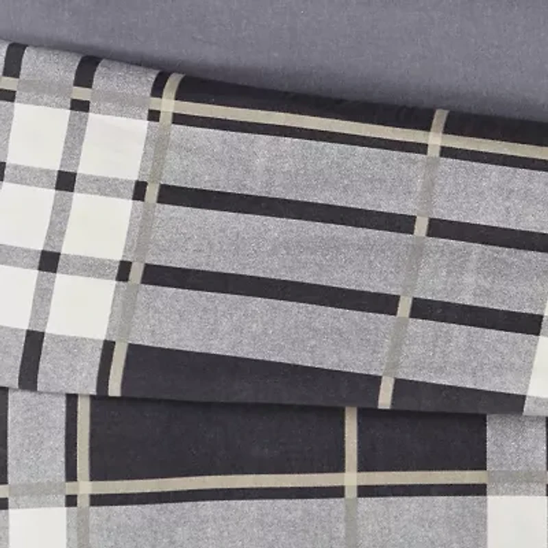 Truly Soft Milo Plaid Flannel Comforter Set