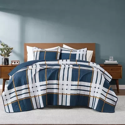 Truly Soft Henry Plaid Quilt Set