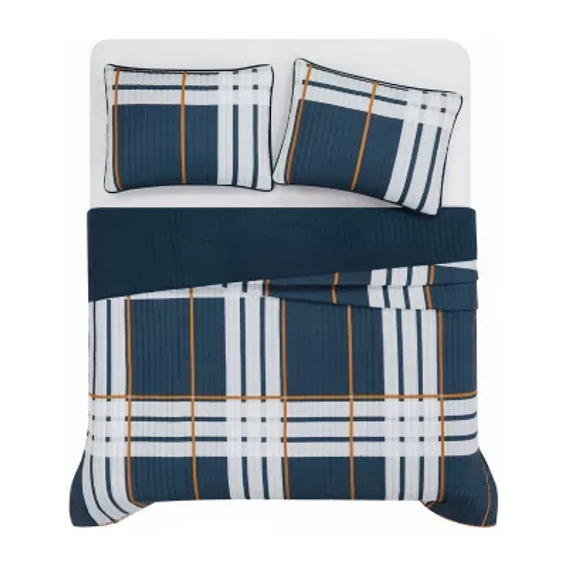 Truly Soft Henry Plaid Quilt Set