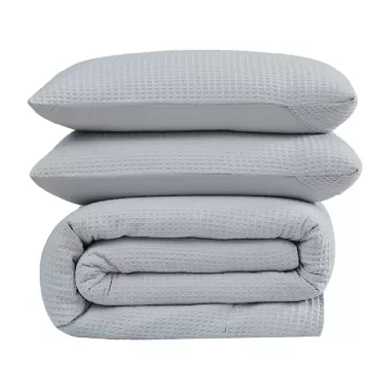 Cannon Cotton Waffle Comforter Set
