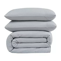 Cannon Cotton Waffle Comforter Set