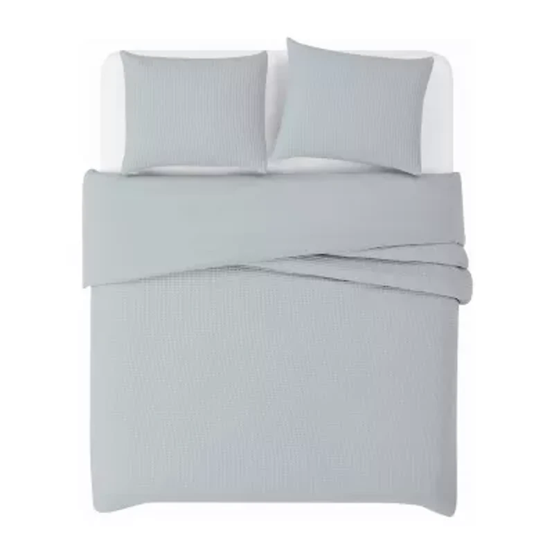 Cannon Cotton Waffle Comforter Set