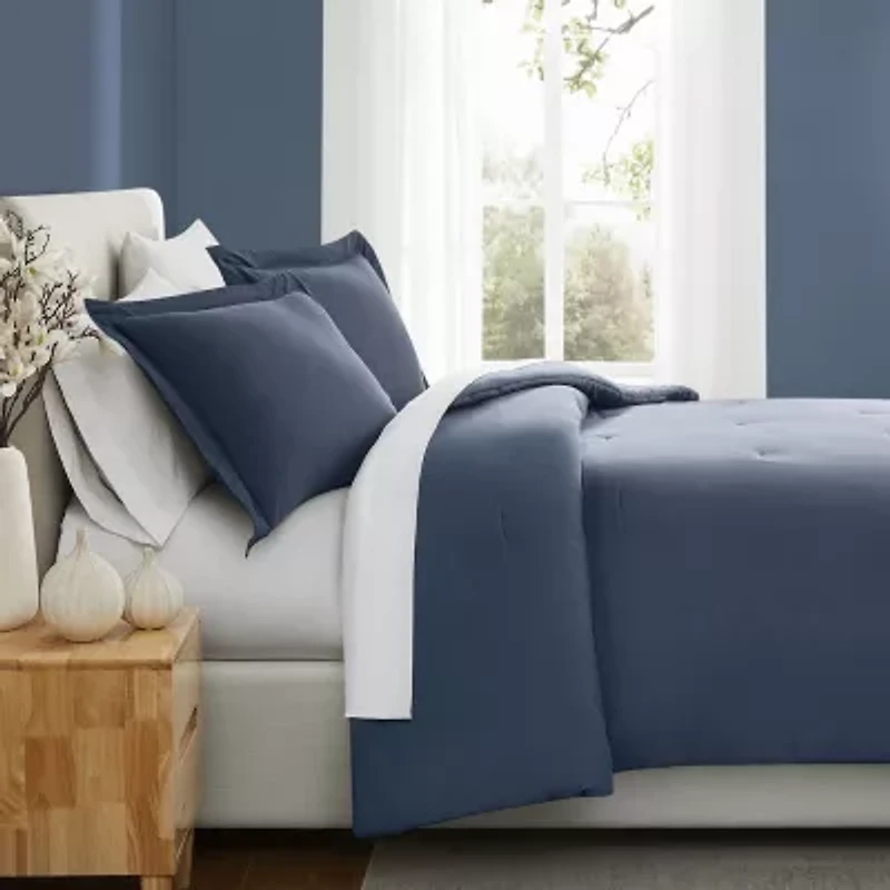Brooklyn Loom Essential Washed Cotton Comforter Set