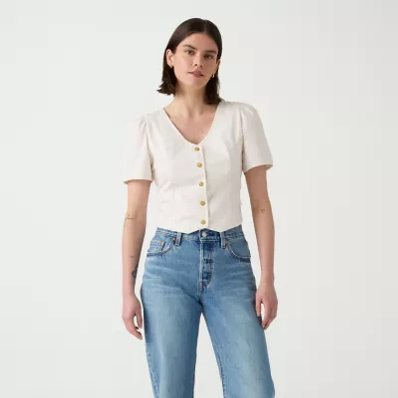 Levi's® Womens V Neck Short Sleeve T-Shirt