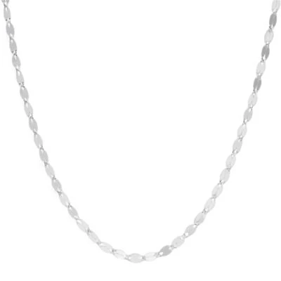 Sterling Silver 18" Flat Link Chain