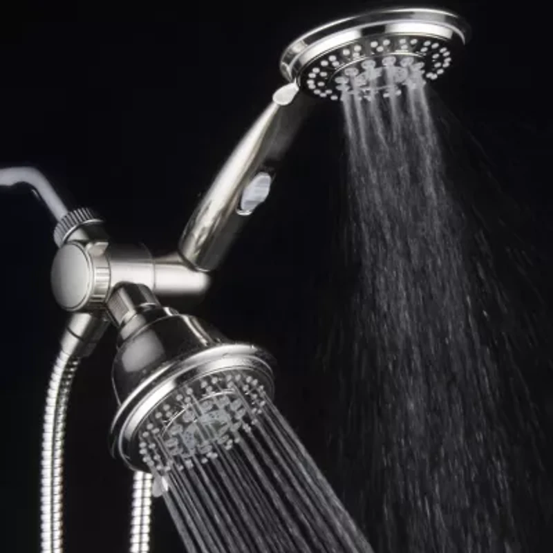 HotelSpa® Ultra-Luxury 42-setting 3-way Combo with Patented ON/OFF Pause Switch / Brushed Nickel