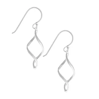 Silver Treasures Sterling Silver Drop Earrings