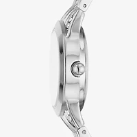 Mixit Ladies Sets Womens Crystal Accent Silver Tone 3-pc. Watch Boxed Set Fmdjset308